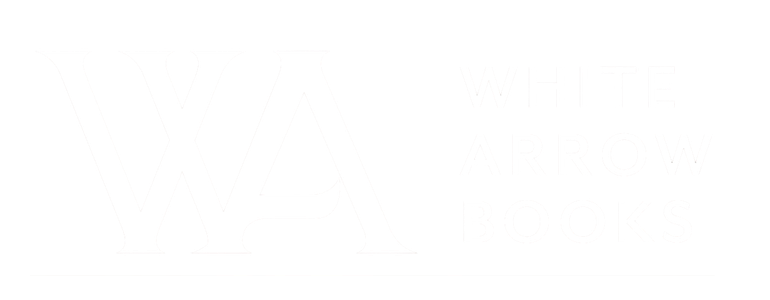 white arrow white logo